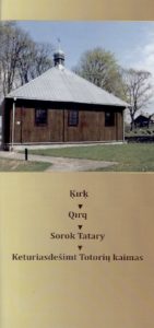 Girniuvienė, Tatjana. Kirk - Qirg - Sorok Tatary - Keturiasdešimt Totorių kaimas. - [Vilnius], [2015]. Lankstinio viršelis