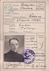 Jurgutis Vladas. 1920 m. Kauno regioninis valstybės archyvas. Naudojimo teisės: PD. Nuotrauka iš Europeanos
