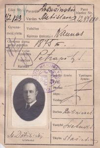 DOBUŽINSKIS Mstislavas. 1925 m. Kauno regioninis valstybės archyvas. Naudojimo teisės: PD. Nuotrauka iš Europeanos