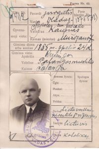 Jurgutis Vladas-Rapolas. Kauno regioninis valstybės archyvas. Naudojimo teisės: PD. Nuotrauka iš Europeanos