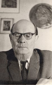 Nežinomas fotografas. Kazys Boruta. Apie 1960 m. MLLM F1 14559. Maironio lietuvių literatūros muziejus. Naudojimo teisės: PD. Nuotrauka iš LIMIS