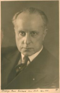 P. Brėdikytė. Dailininkas Mstislavas Dobužinskis. 1933 m. Maironio lietuvių literatūros muziejus. Naudojimo teisės: PD. Nuotrauka iš Europeanos