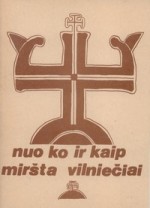Nuo ko ir kaip miršta vilniečiai 1991. – Vilnius, 1992. Knygos viršelis