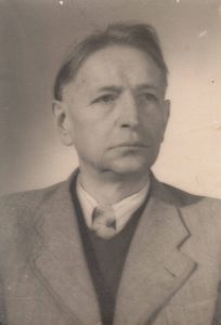 Rašytojas Balys Sruoga. Apie 1946 m. Maironio lietuvių literatūros muziejus. Naudojimo teisės: CC BY-NC-ND. Nuotrauka iš Europeanos
