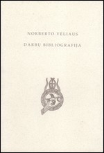 Norberto Vėliaus darbų bibliografija. – Vilnius, 1997. Knygos viršelis
