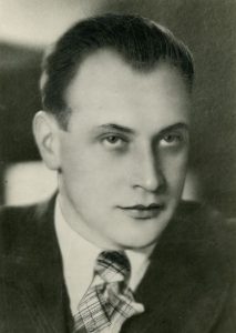 Nežinomas autorius. Juozas Rudzinskas. Apie 1935 m. Lietuvos teatro, muzikos ir kino muziejus. Naudojimo teisės: CC BY-NC-ND. Nuotrauka iš ePaveldo