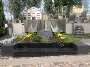 Kipro Petrausko kapas Rasų kapinėse. Nuotrauka iš Vilniaus miesto kapinių registro