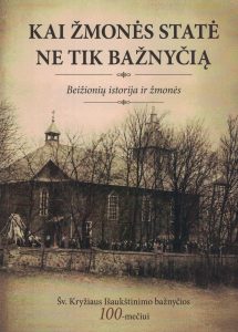 Kai žmonės statė ne tik bažnyčią. – Printėja, 2026. Knygos viršelis