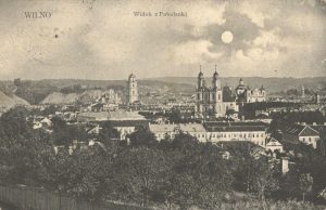 [35] : Wilno. Widok z Pohulanki [Grafika]. - Wilno : wyd. artystyczne D. Wizuna, [1908]. - 1 atvirukas : nespalv.