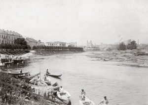 Stanisław Filibert Fleury. Neries prieplauka. Apie 1898 m. Lietuvos nacionalinis muziejus. Naudojimo teisės: CC BY-NC-ND. Nuotrauka iš Europeanos